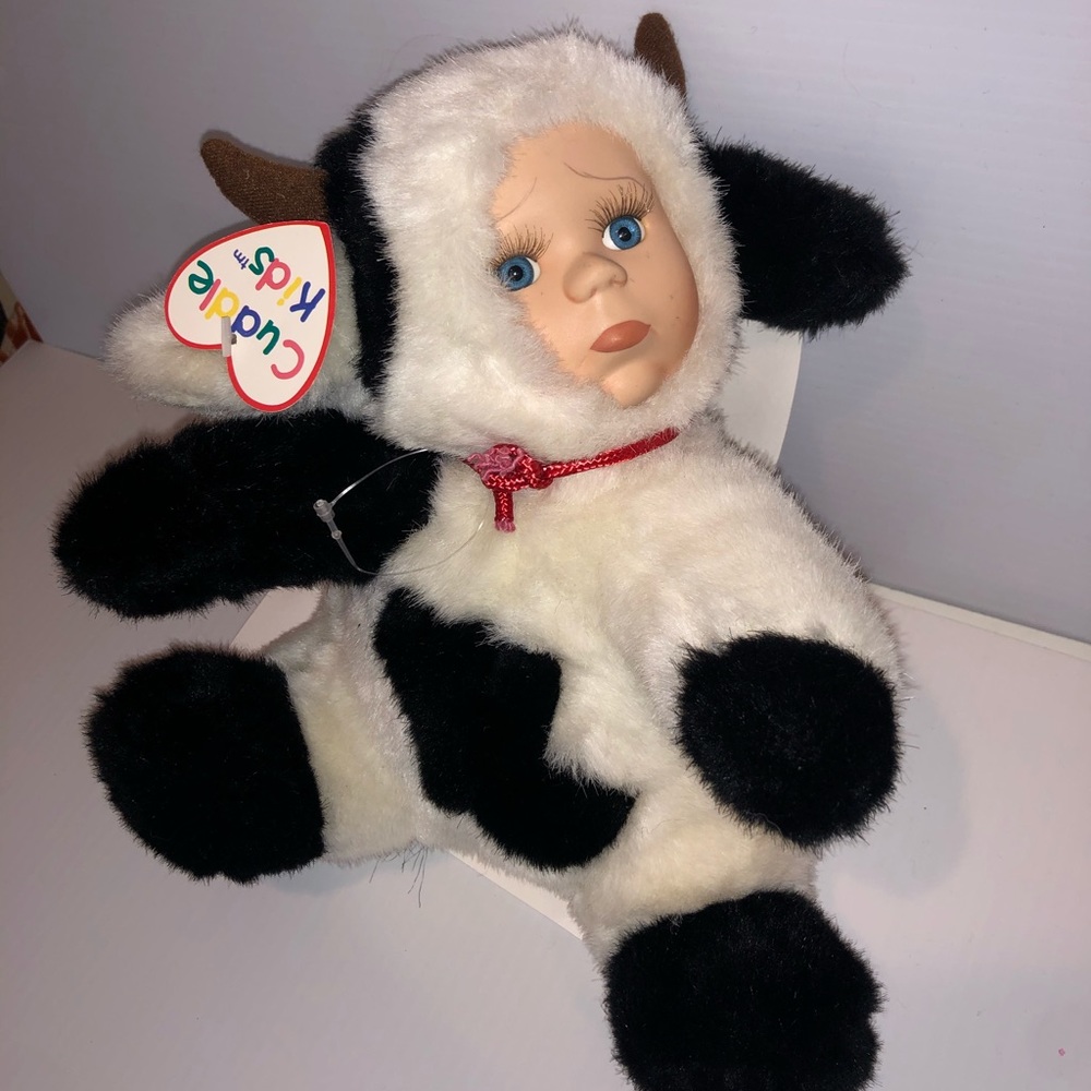 Holy Cow Farm Core VINTAGE GEPPEDDO CLARICE COW PORCELAIN FACE